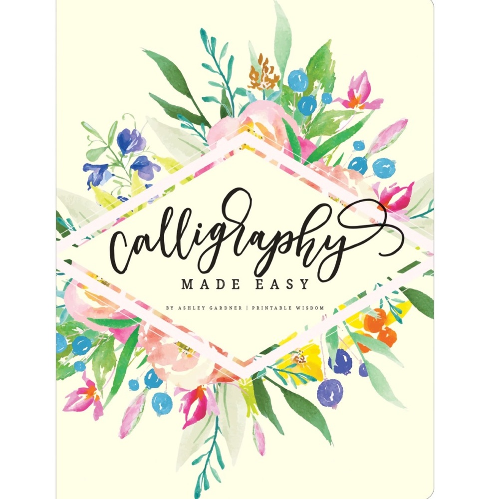 🌷BRAND NEW “Calligraphy Made Easy” calligraphy learning notebook